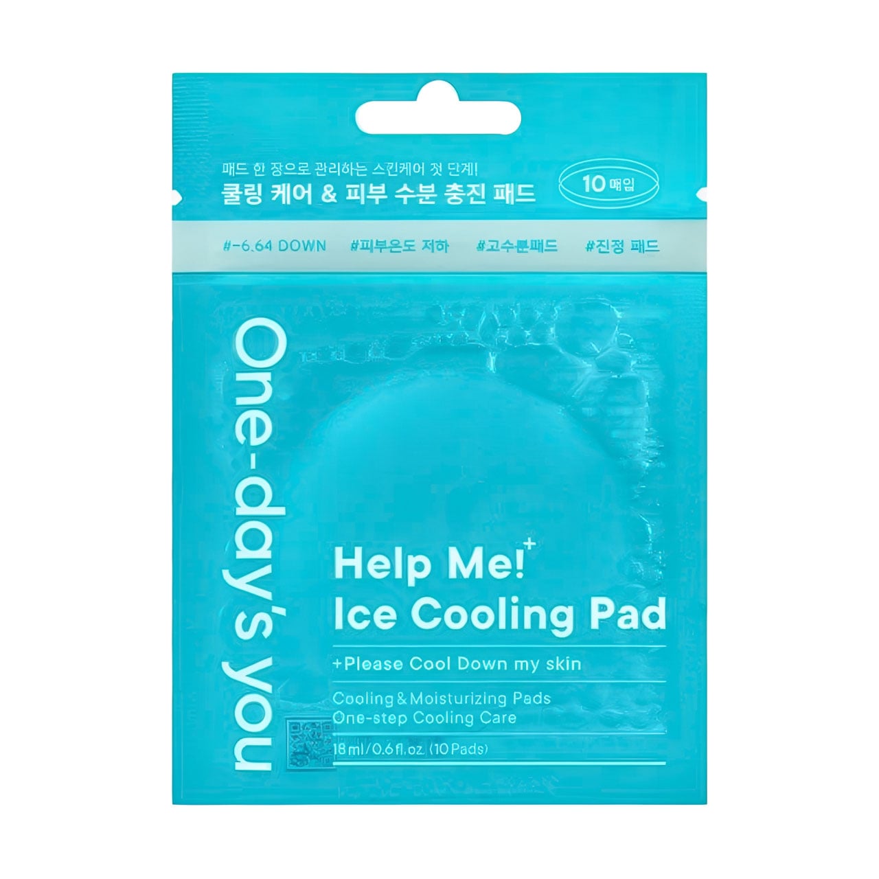 Тонер-диски для обличчя One-day's You Help Me! Ice Cooling Pad, 10 шт